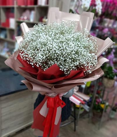 Букет цветов из: Гипсофила в Бутырке