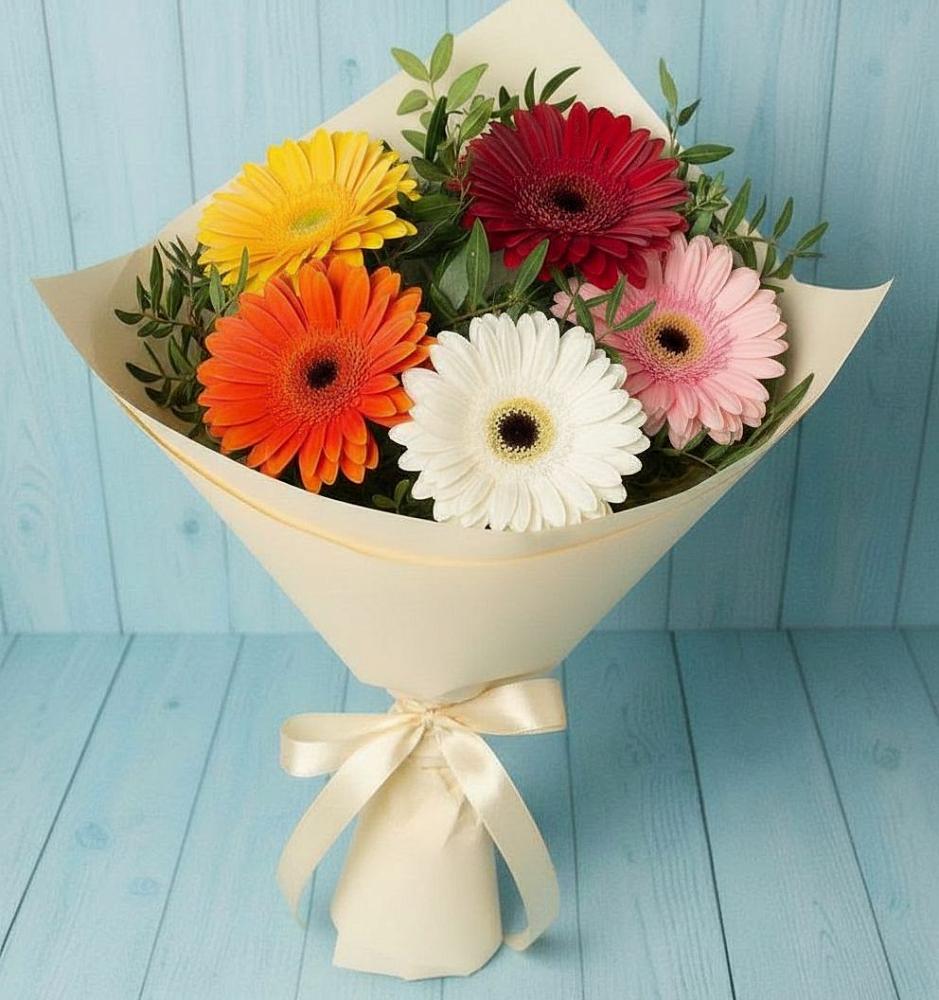 Букет цветов из: Герберы в Бутырке