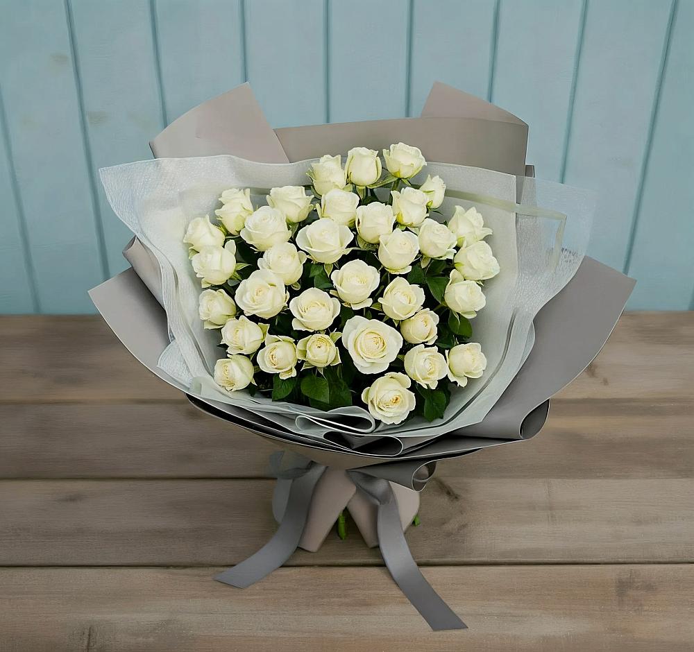 Букет Белоснежная нежность в Бутырке