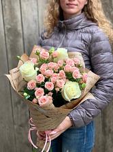 Букет цветов из:  Розы в Бутырке