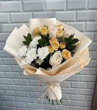 Букет цветов из:  Розы и Хризантемы в Бутырке