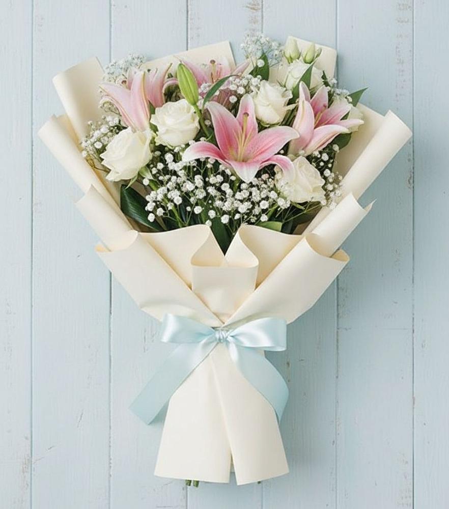 Букет цветов из: Лилии в Бутырке