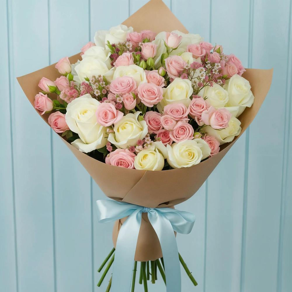 Букет цветов из: Розы в Бутырке