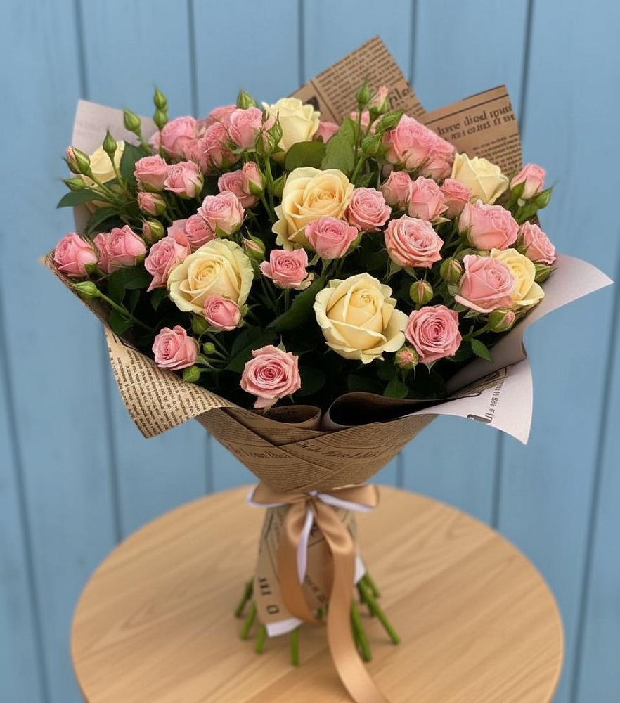 Букет цветов из: Розы в Бутырке