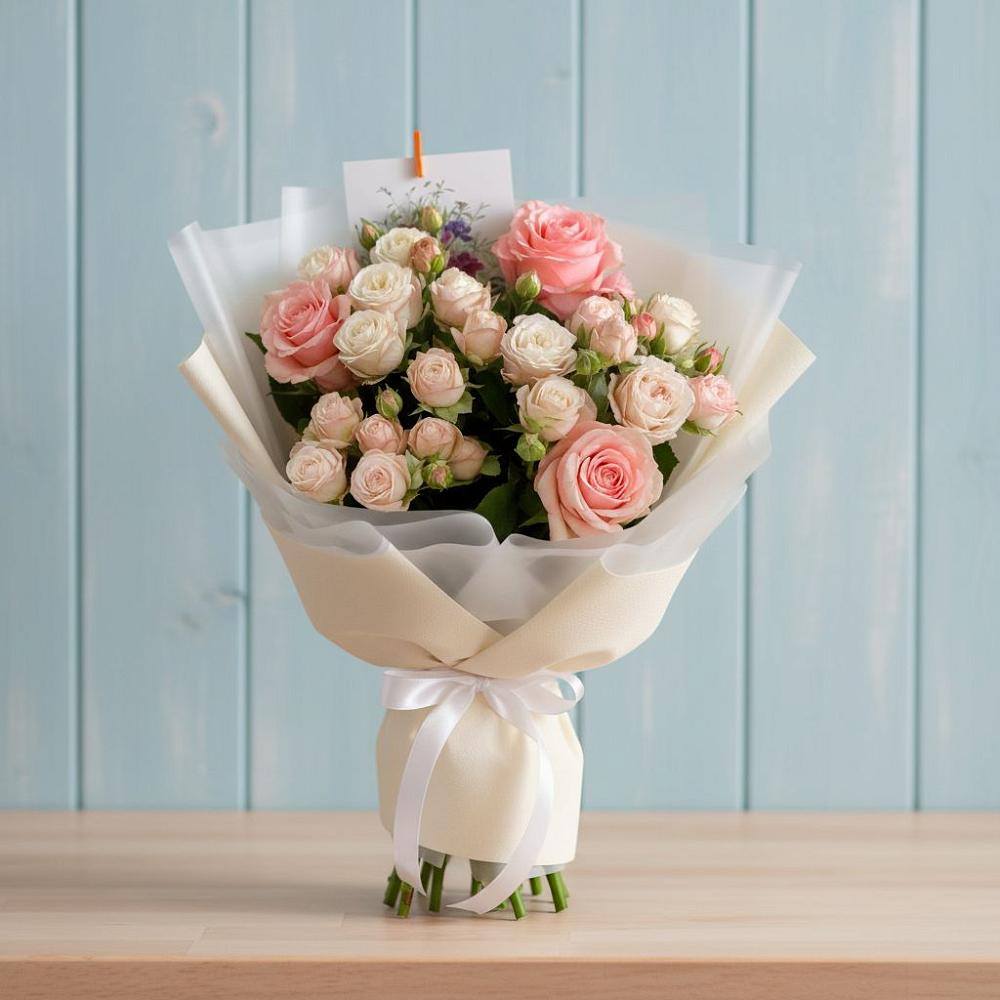 Букет цветов из: Розы в Бутырке