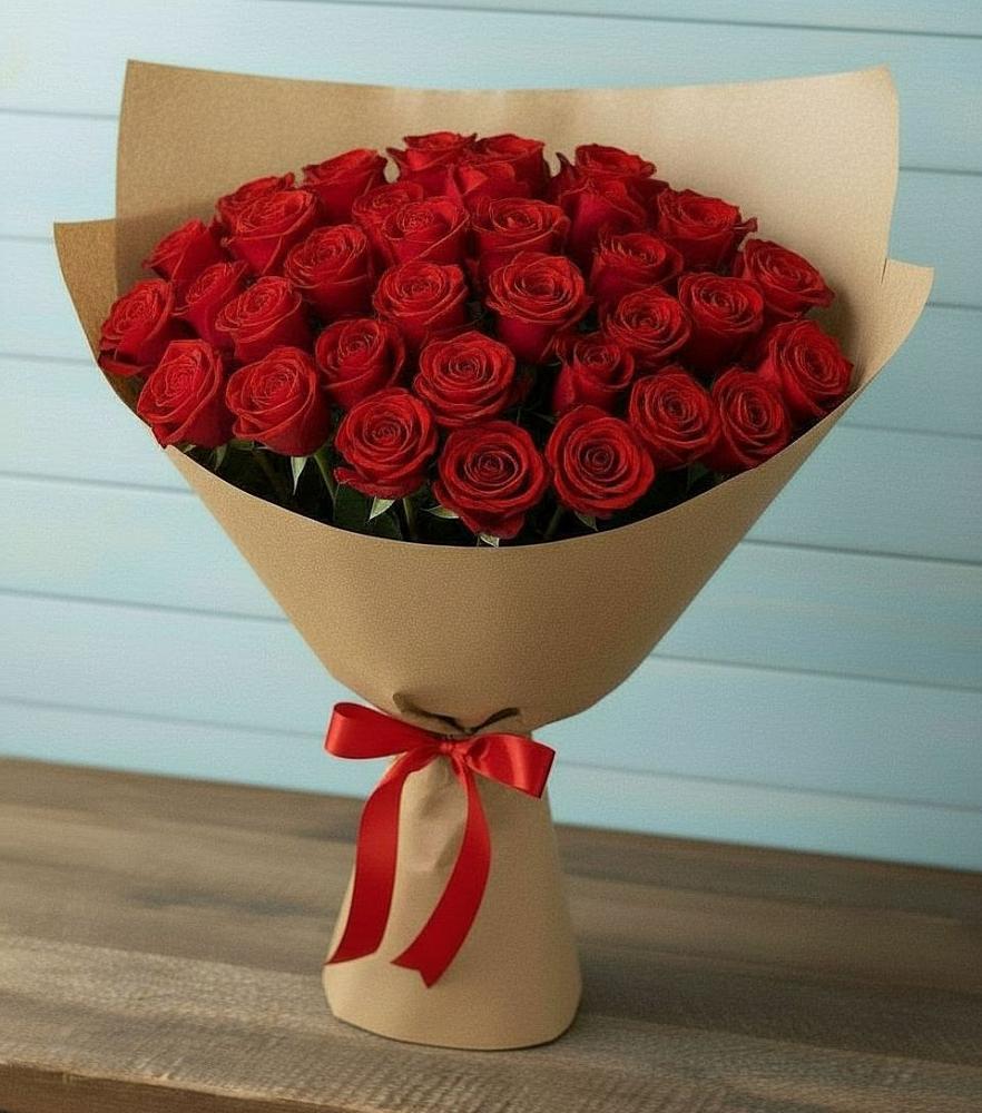 Букет Красные розы Милано в Бутырке