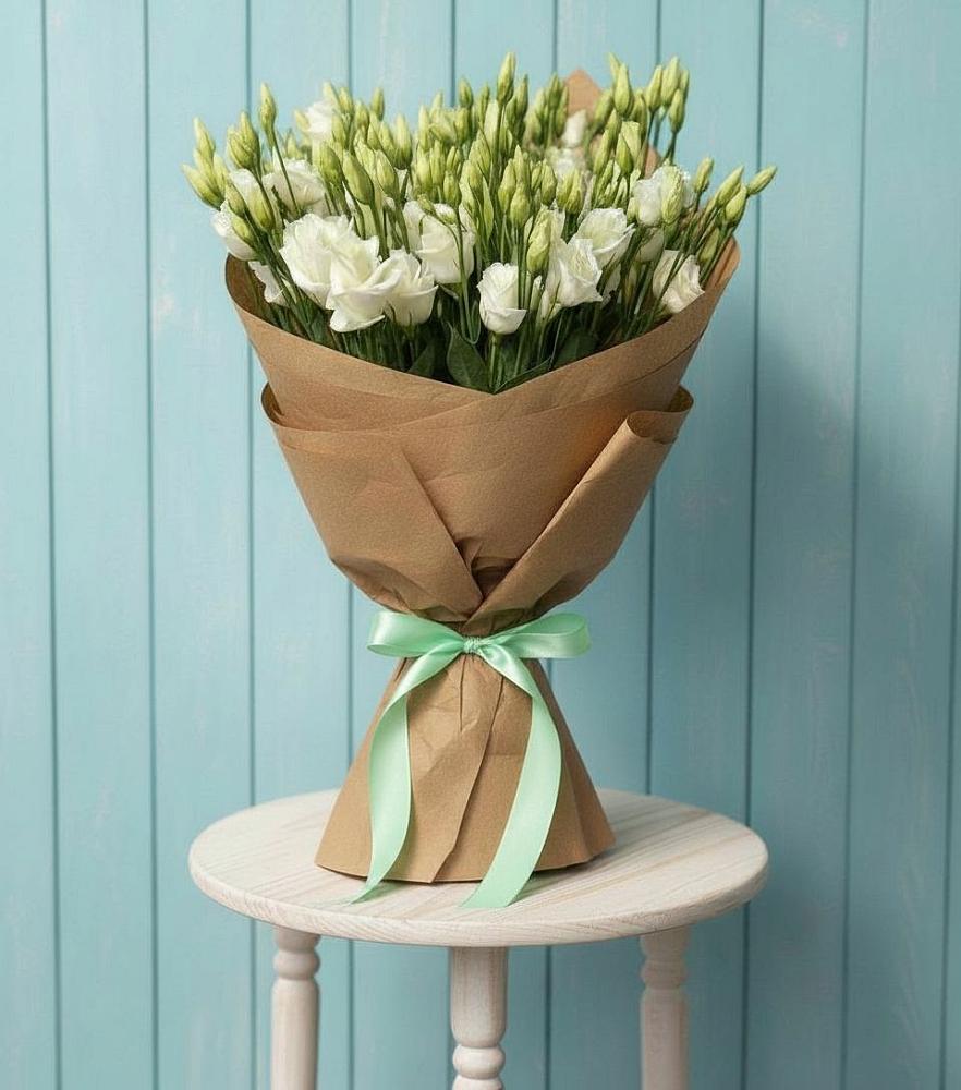 Букет цветов из: Лизиантусы в Бутырке