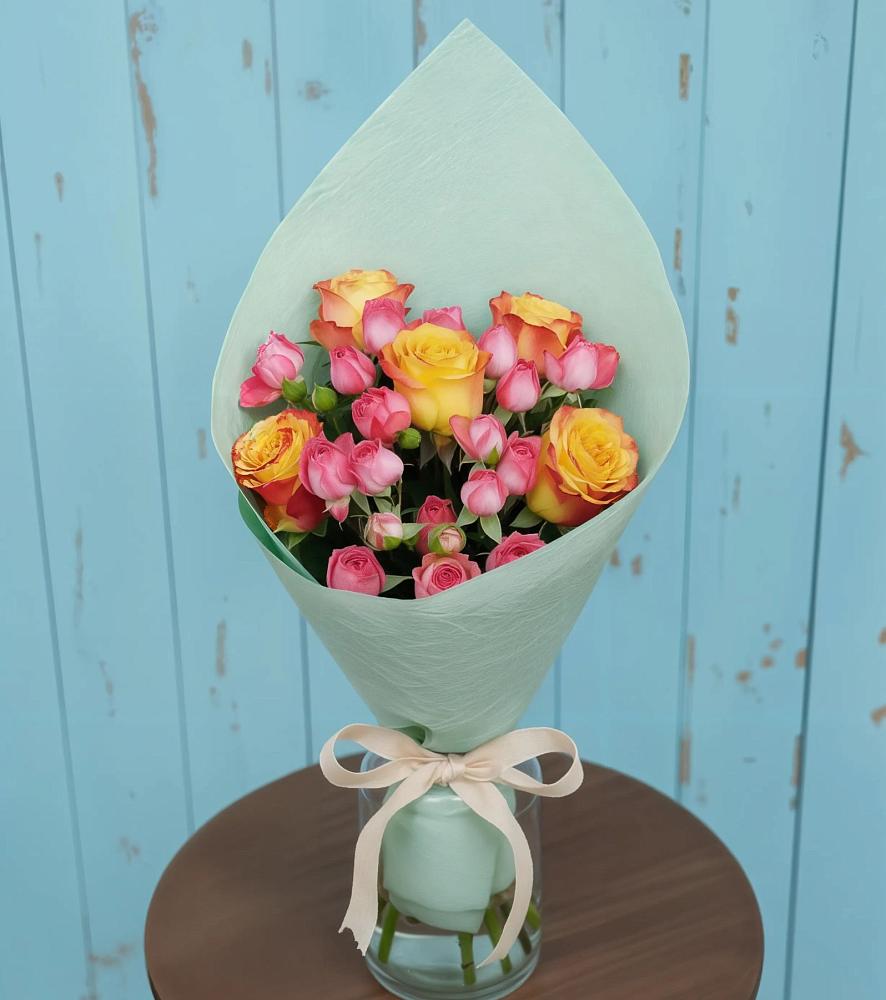 Букет цветов из: Розы в Бутырке