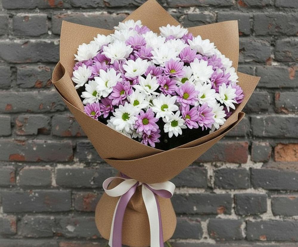 Букет цветов из: Хризантемы в Бутырке
