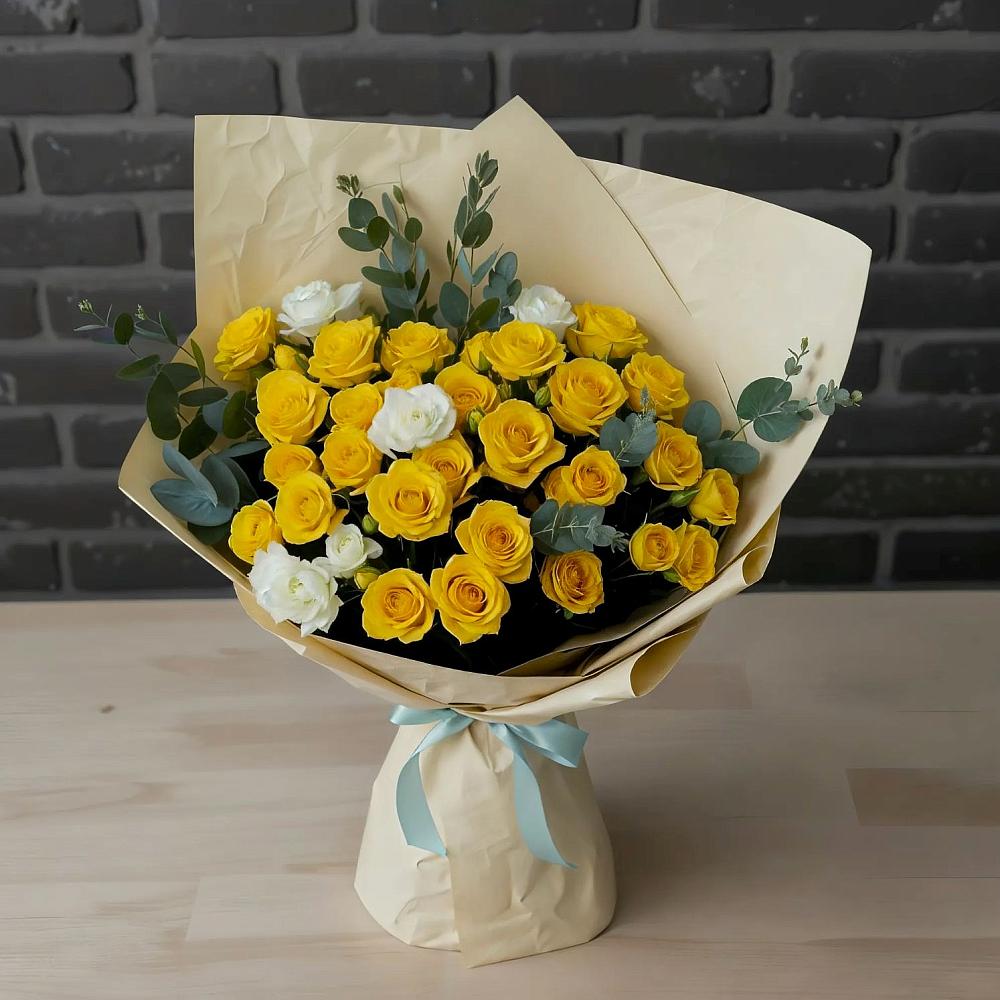 Букет цветов из: Розы в Бутырке