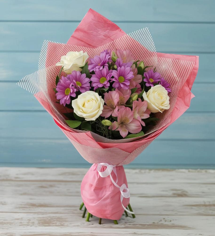 Букет цветов из: Герберы в Бутырке