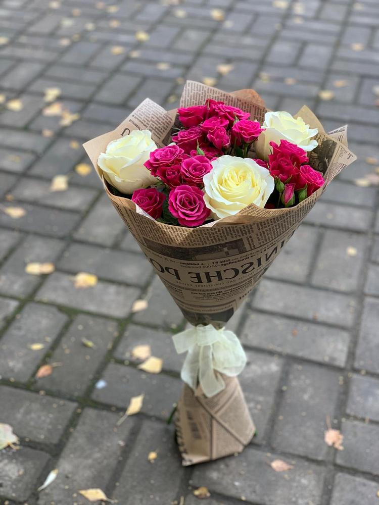Букет цветов из: Розы в Бутырке