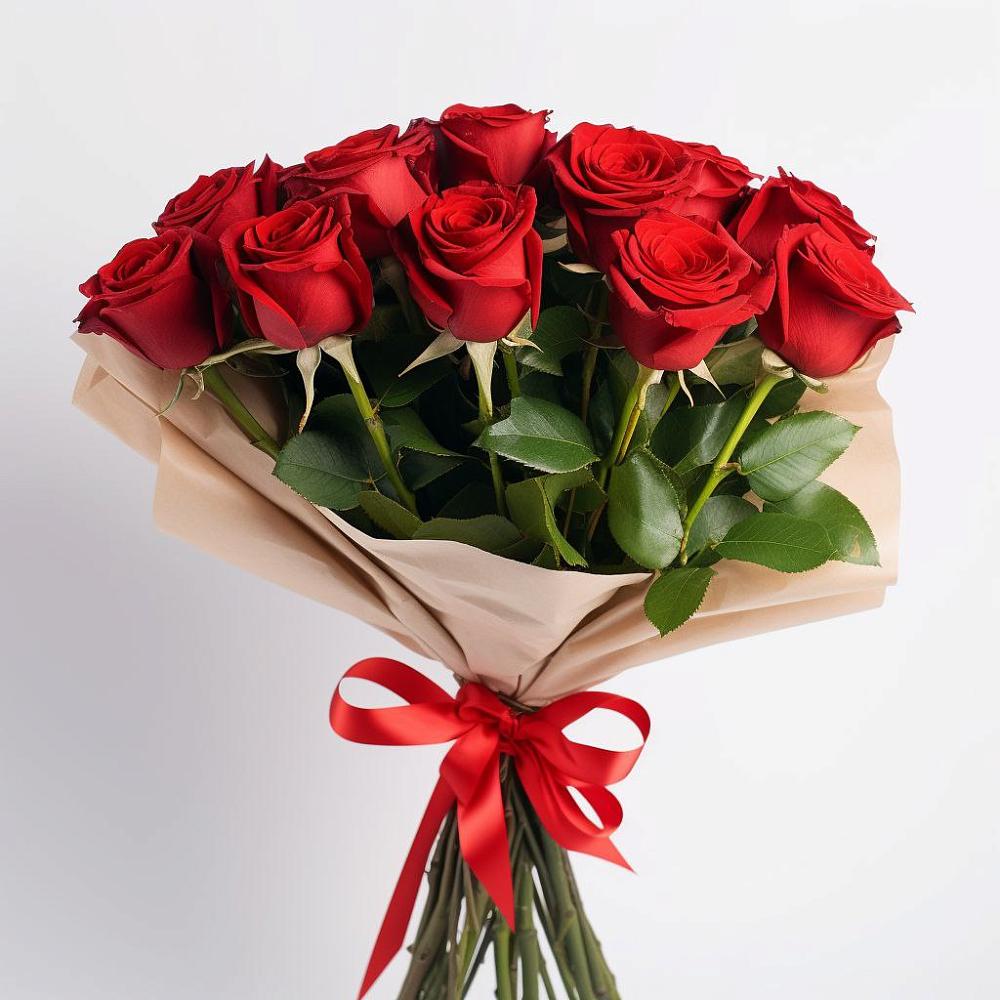 Букет 11 Красных роз Эдлесс Лав в Бутырке
